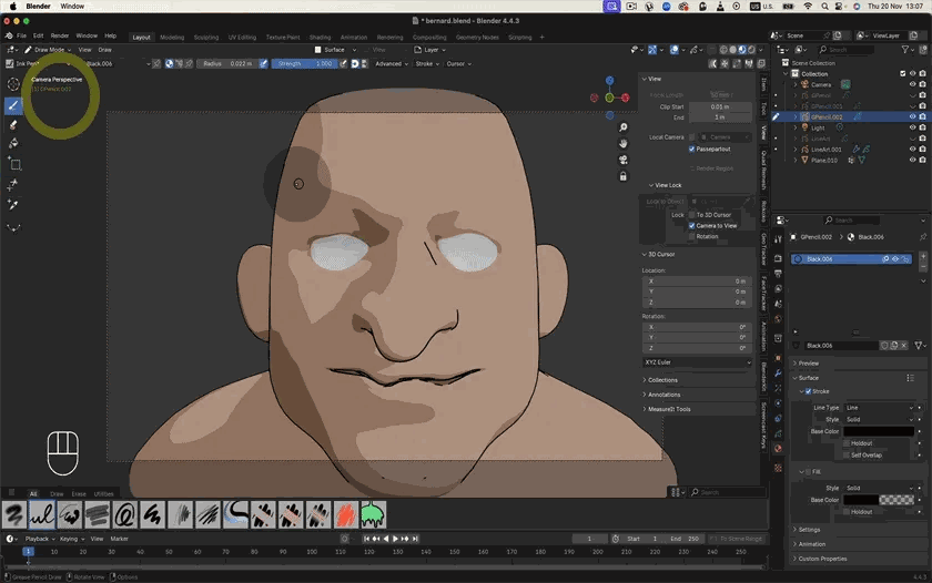 Combining 3D and drawing