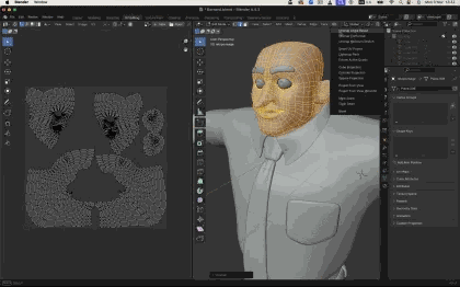 UV unwrapping