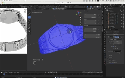 Hyper-realistic watch final project